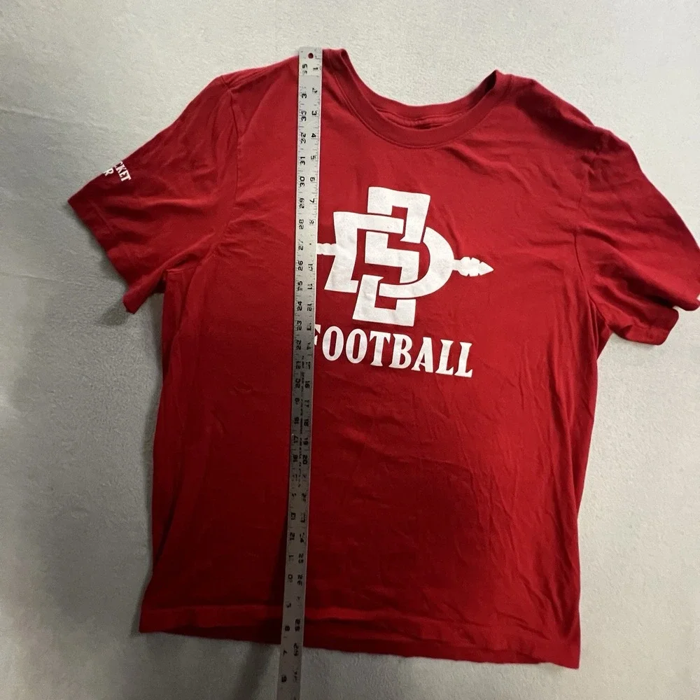 SDSU Aztecs Nike T-Shirt Men's Size XL Red Short Sleeve Football San Diego State